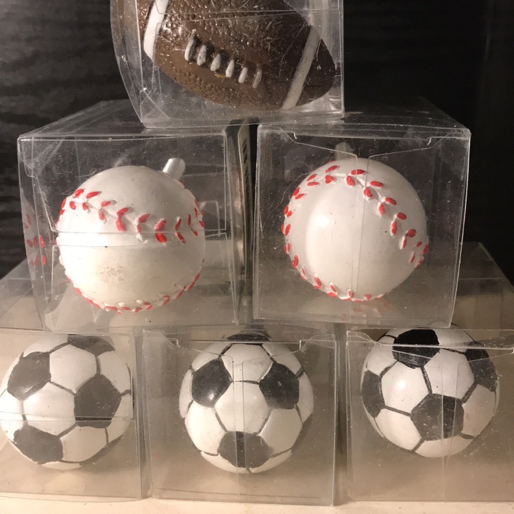 Home Decor Drawer pulls  football baseball soccer